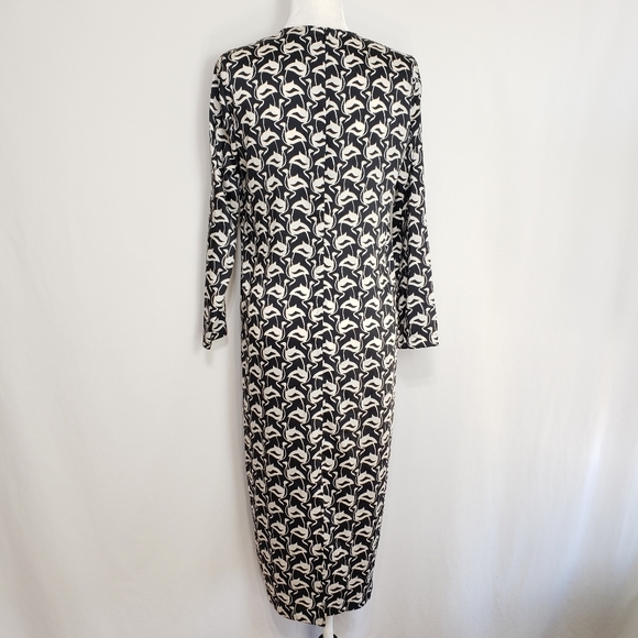 NWOT- Zara Printed Midi Dress - Picture 6 of 9